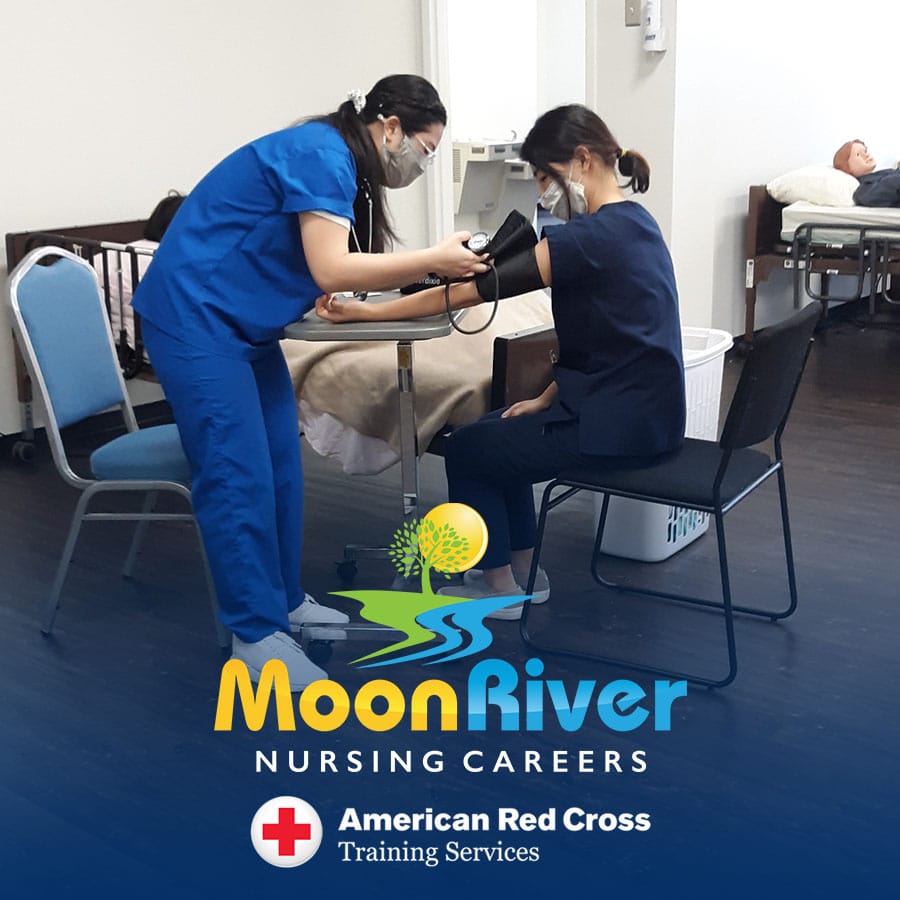 Nurse Assistant Training program at Moon River Nursing Careers in Ashburn, VA.